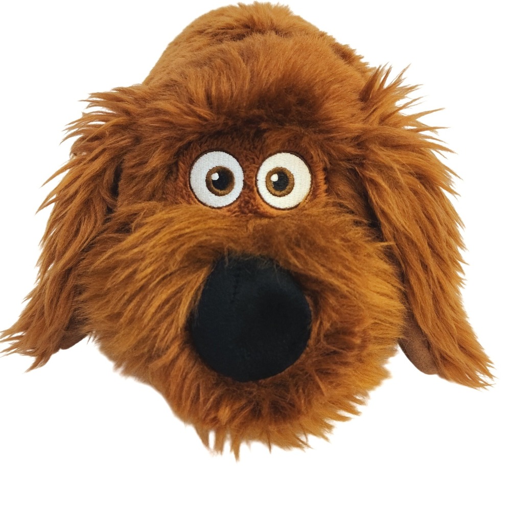 Ty Beanie Babies The Secret Life of Pets Duke Dog Plush Brown Shaggy 14 inch
